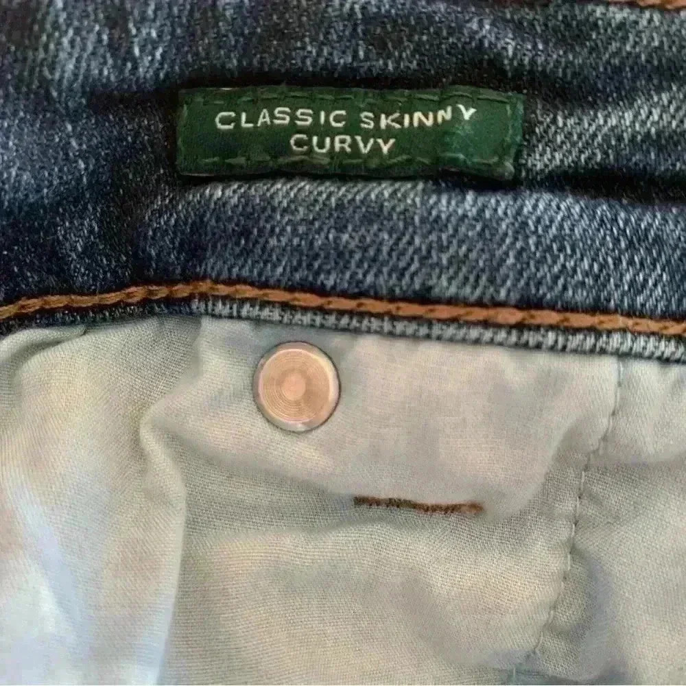 Lauren Ralph Lauren Classic Skinny Curvy Jeans Women's Size 10 - Picture 3 of 13